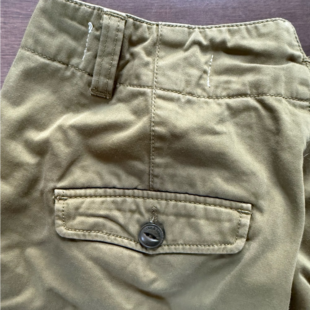 Rag & Bone Women’s Field Chino Olive Green Pants Size 26 - Picture 12 of 13
